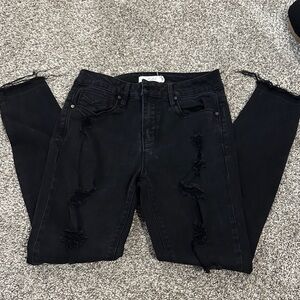 Unpublished Black Ripped Jeans